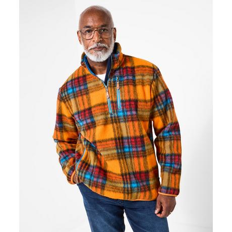 Joe Browns Oberteil mit Trichterkragen aus Wollmischung mit Karomuster  