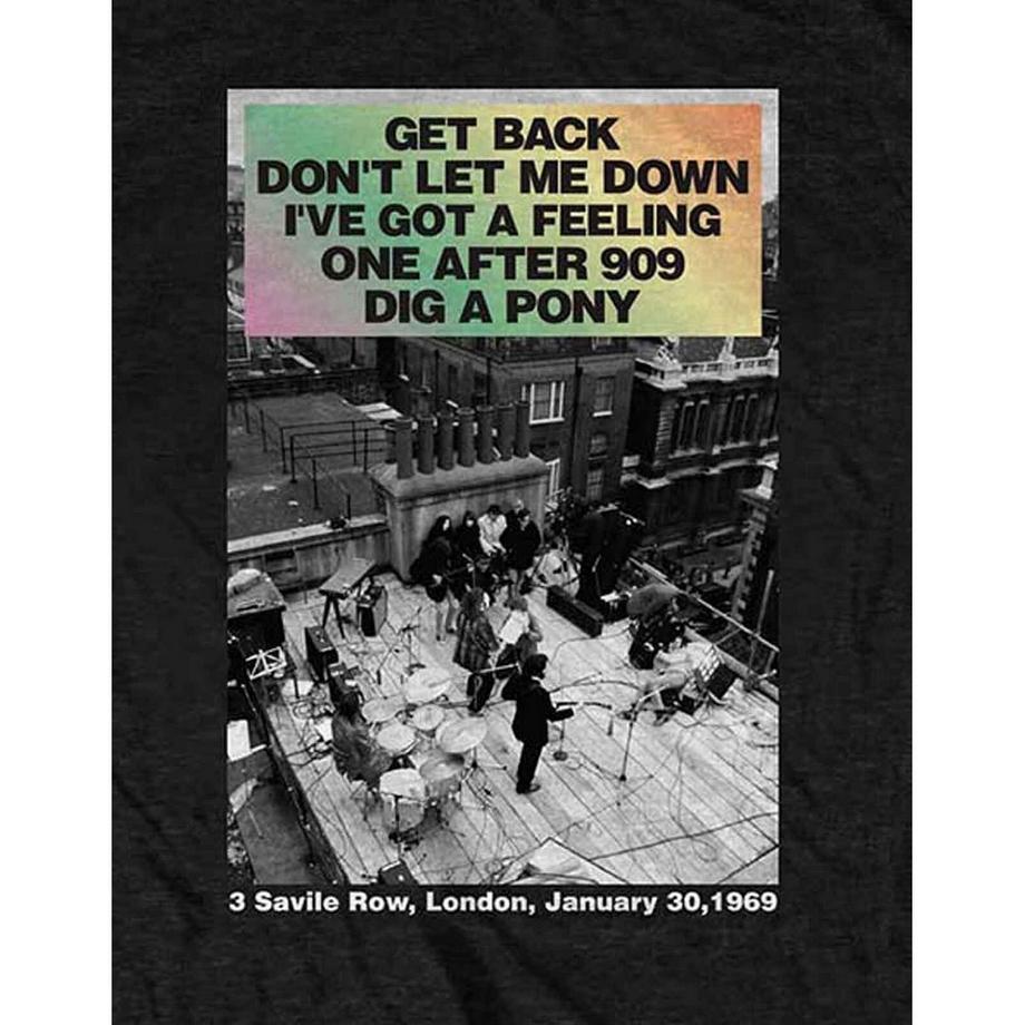 The Beatles Rooftop Songs T-Shirt  