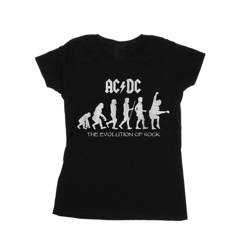 Ac/dc The Evolution Of Rock Maglietta