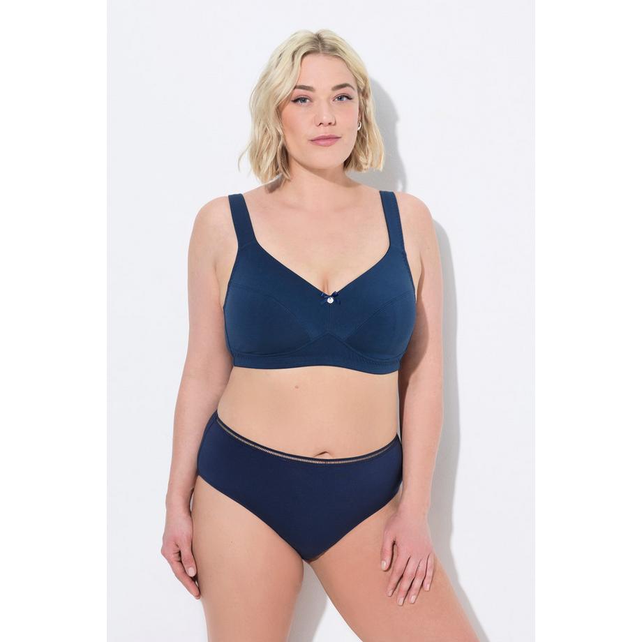 Ulla Popken Soutien-gorge souple sans armatures bretelles larges  