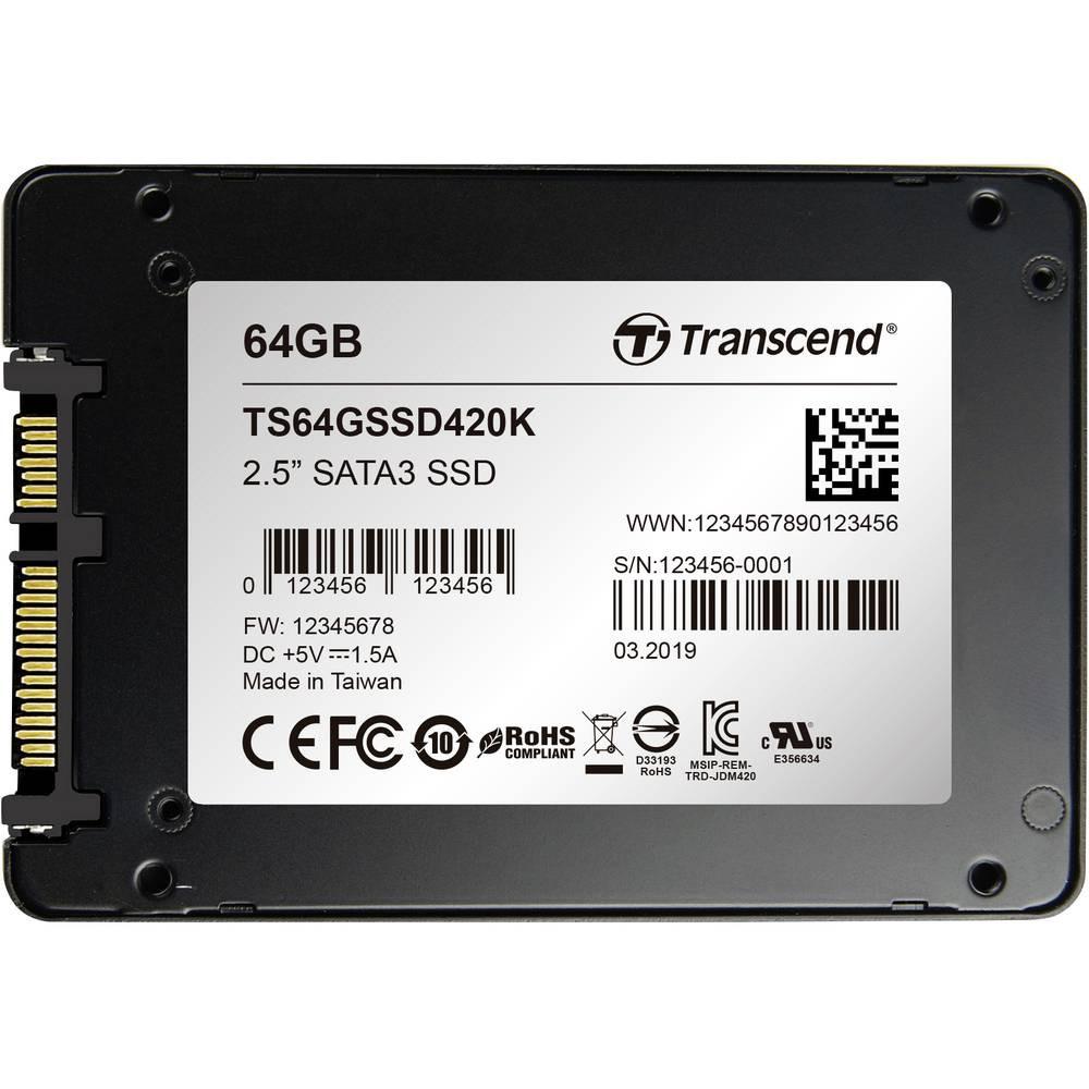 Transcend  Interne SATA SSD 6.35 cm (2.5 Zoll) 