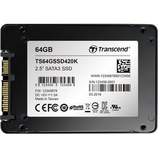 Transcend  Interne SATA SSD 6.35 cm (2.5 Zoll) 