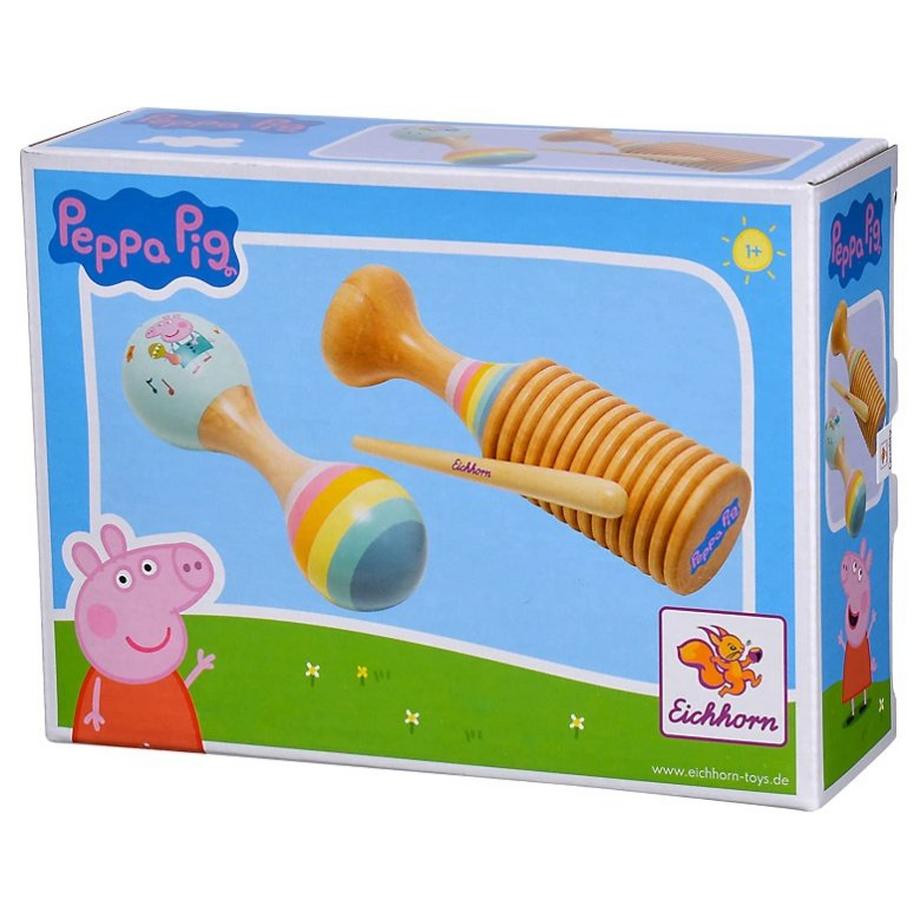 Eichhorn  Maraca und Ratsche Set Peppa Pig 