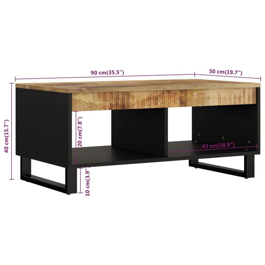 VidaXL tavolino da salotto Legno  