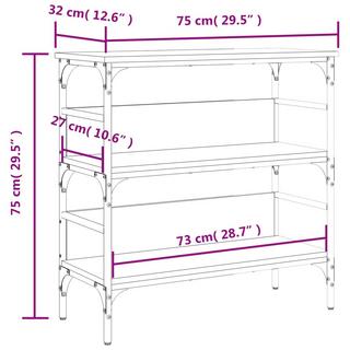 VidaXL Table console bois d'ingénierie  