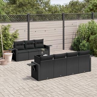 VidaXL set divano da giardino Polirattan  