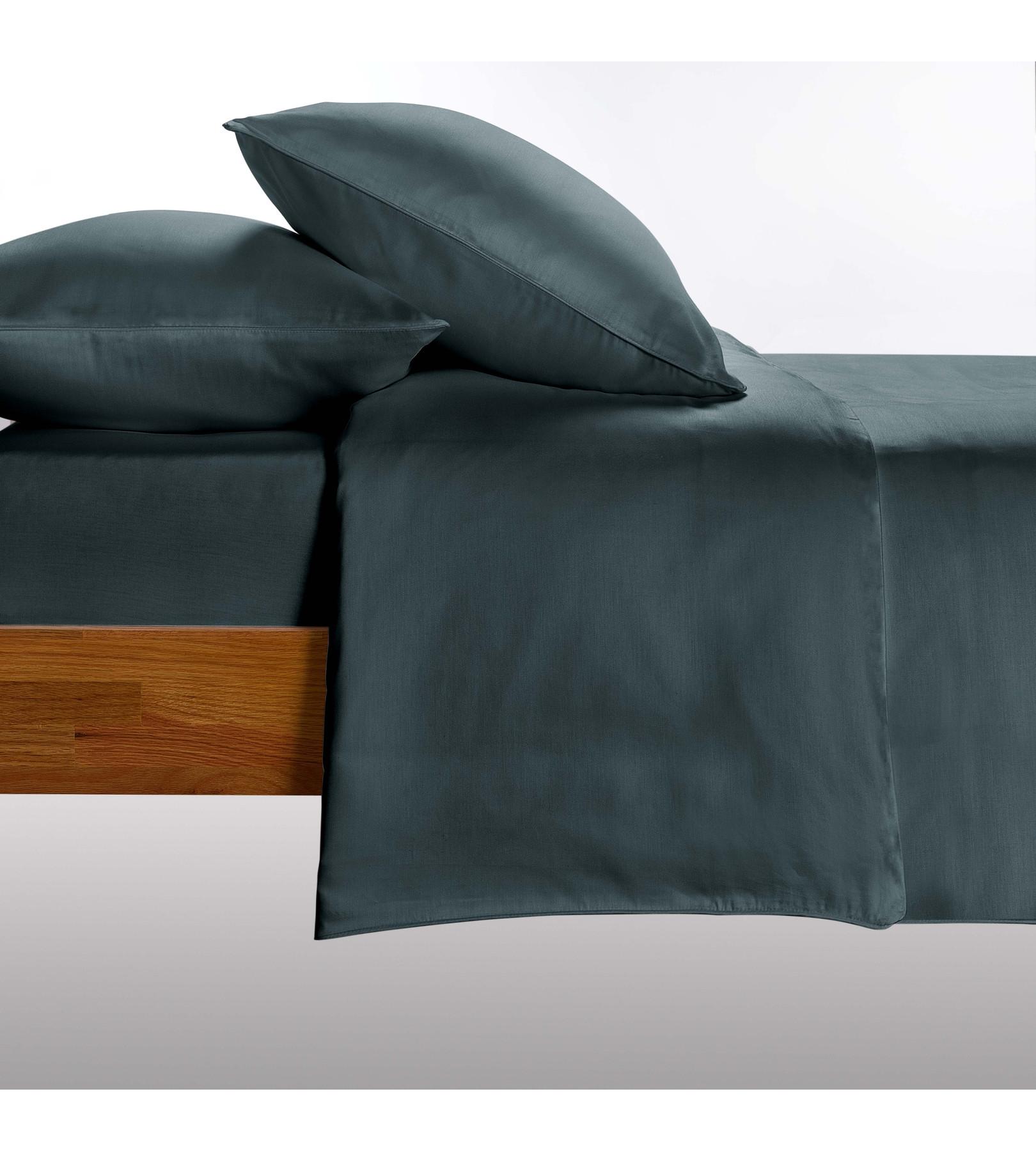Living Home Set Biancheria da Letto Uni Satin 100  
