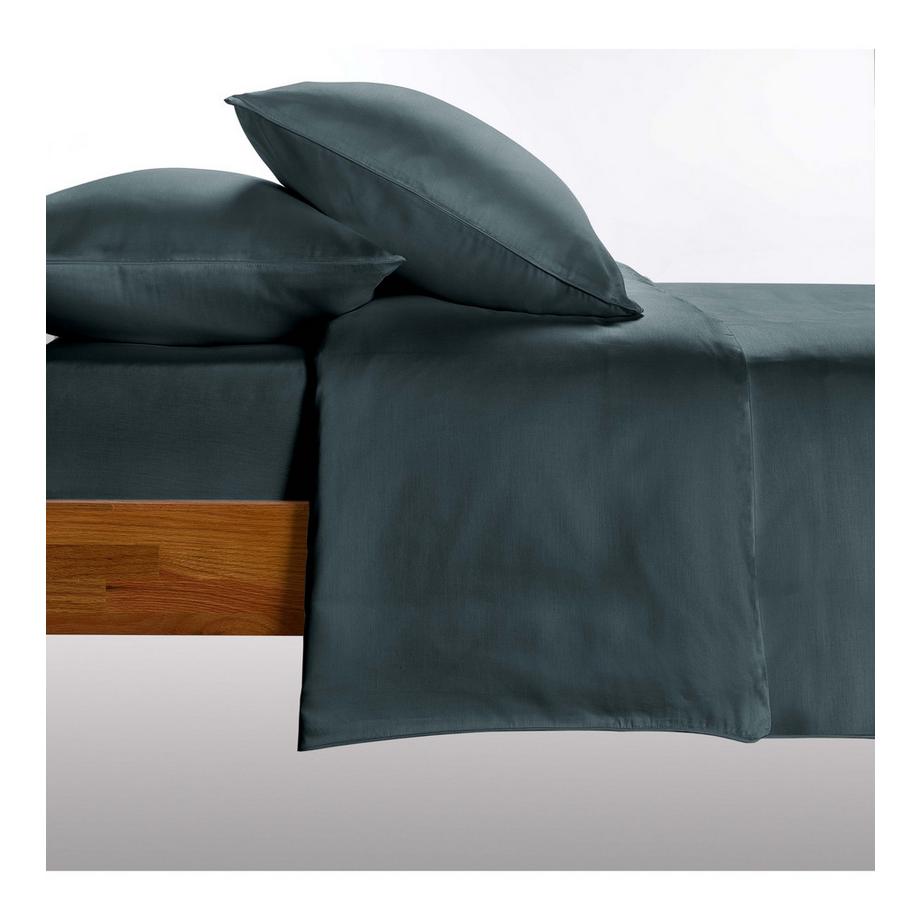 Living Home Ensemble de Linge de Lit Uni Satin 100  