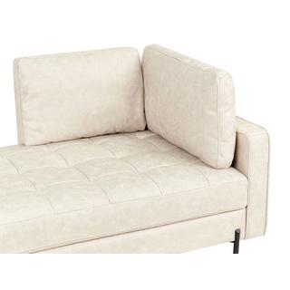 Beliani Chaiselongue aus Kunstleder Modern REBAIS  