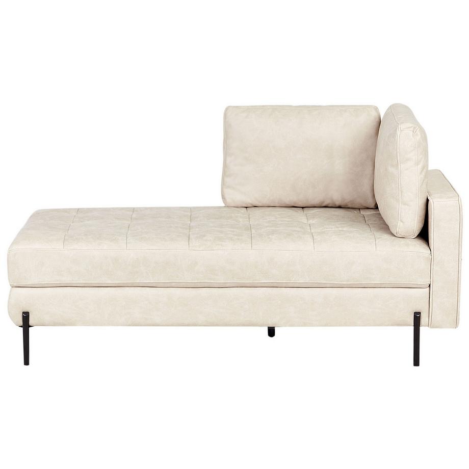 Rechtsseitige Chaiselongue aus Kunstleder  REBAIS