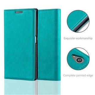 Cadorabo  Housse compatible avec Sony Xperia Z5 - Coque de protection avec fermeture magnétique, fonction de support et compartiment pour carte 