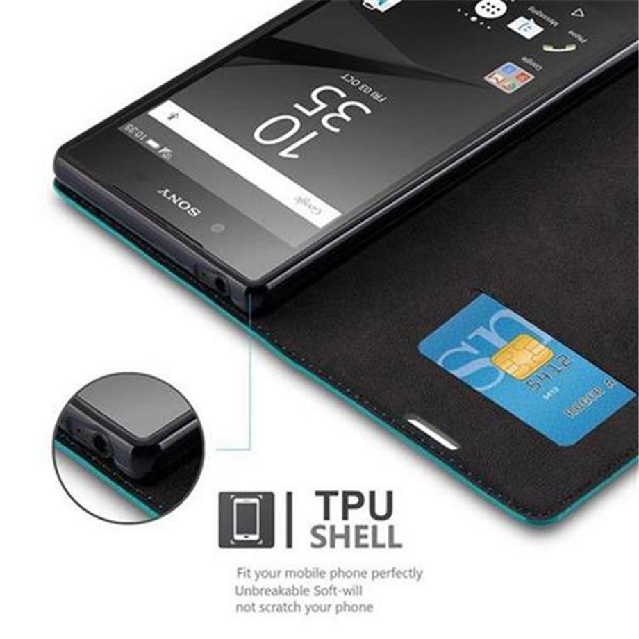 Cadorabo  Hülle für Sony Xperia Z5 Magnetverschluss, Kartenfach 