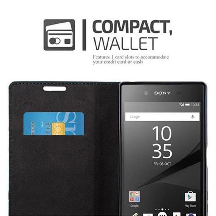Cadorabo  Hülle für Sony Xperia Z5 Magnetverschluss, Kartenfach 