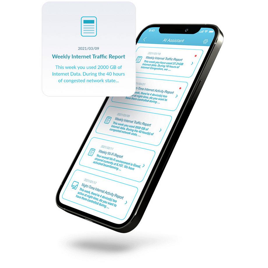 D-Link  EAGLE PRO AI router wireless Fast Ethernet Banda singola (2.4 GHz) 4G Bianco 