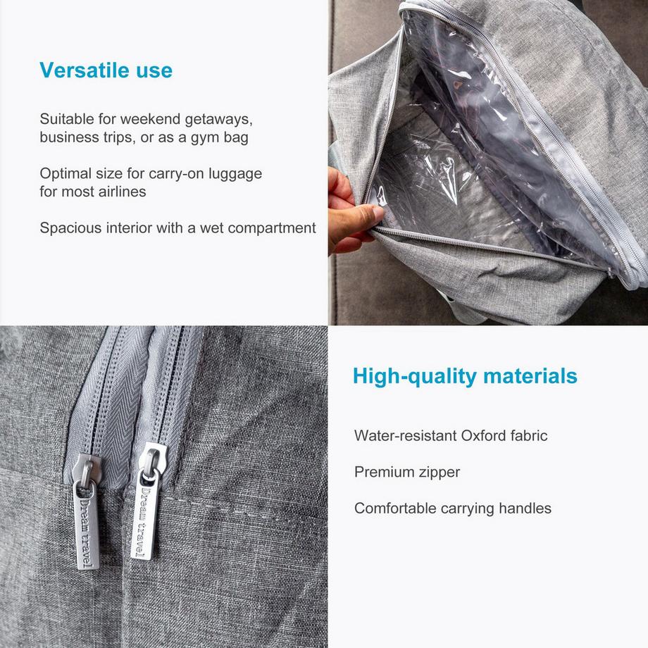 Intirilife Sac de Voyage Imperméable  