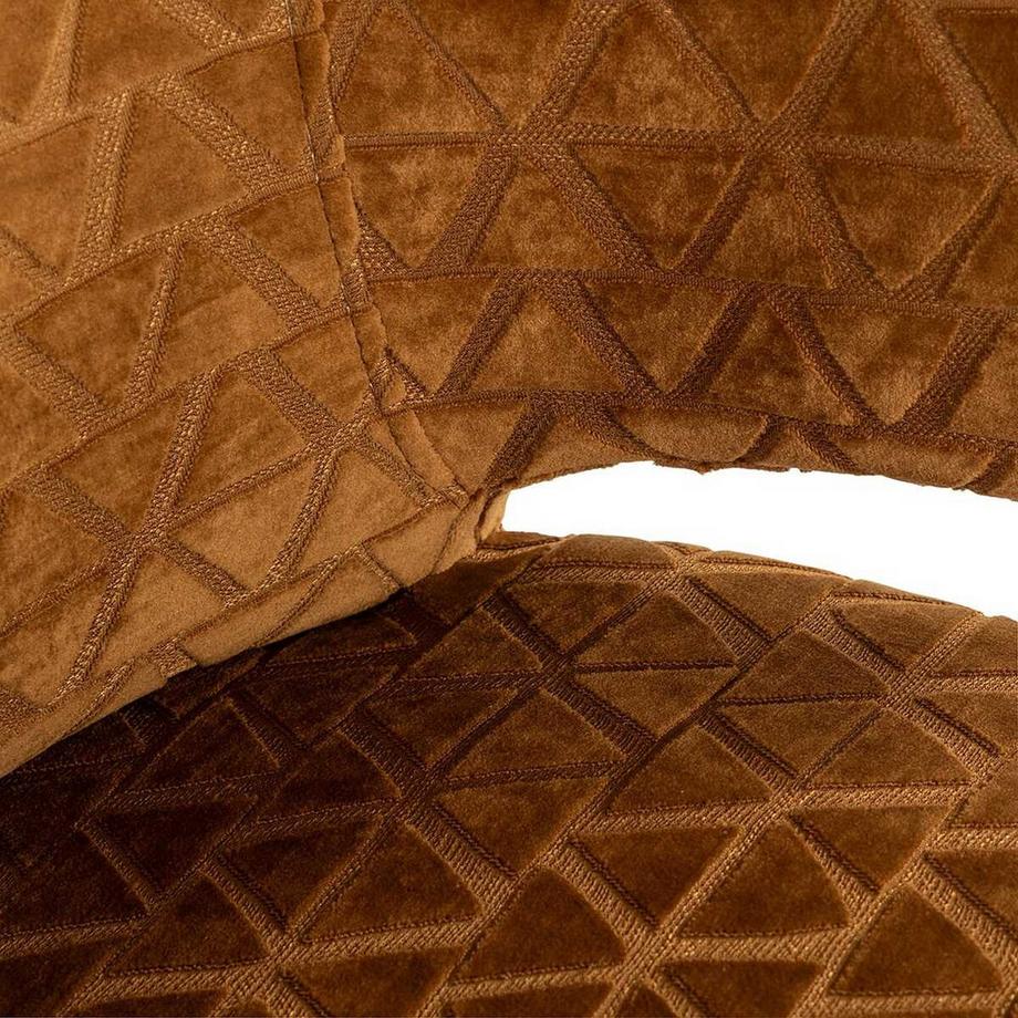 mutoni Esszimmerstuhl Indigo gold triangle  