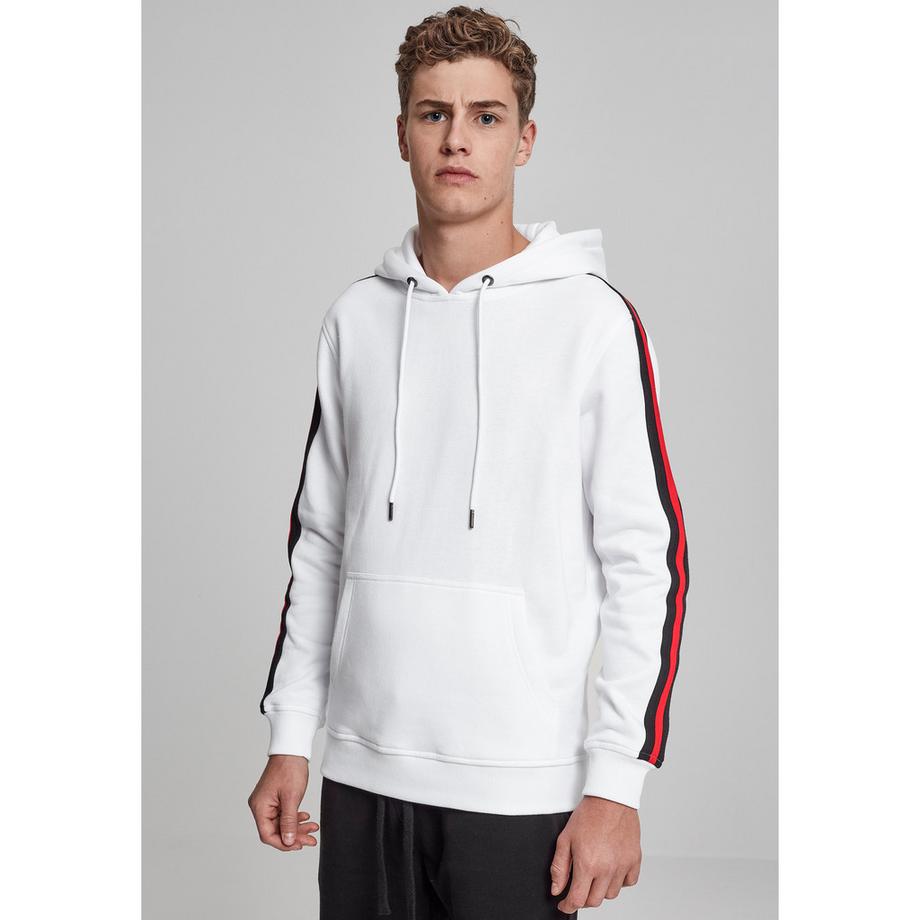 URBAN CLASSICS Urban Classic Stripe Shoulder Hoodie  