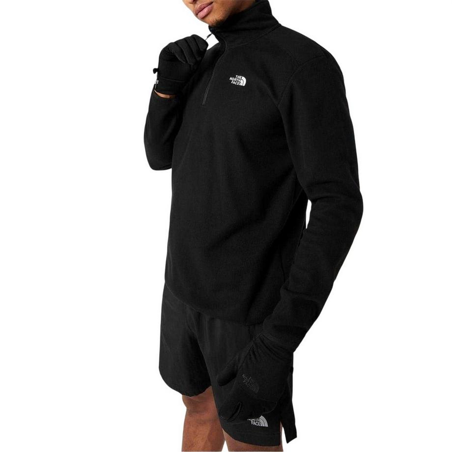 THE NORTH FACE Glacier SweaT-Shirt, Mit Kurzem Reißverschluss, Fleece  