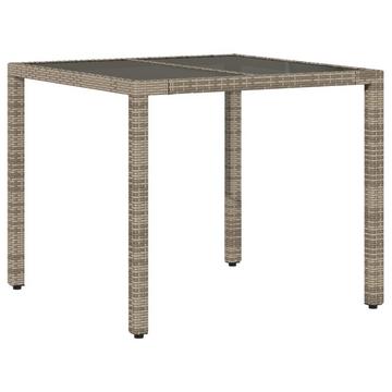 Table de jardin rotin synthétique