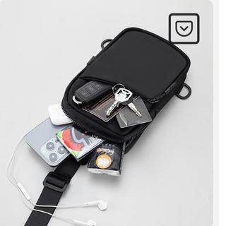 Only-bags.store Sling Chest Kleine Handytasche zum Aufhängen mit Brieftaschentasche  