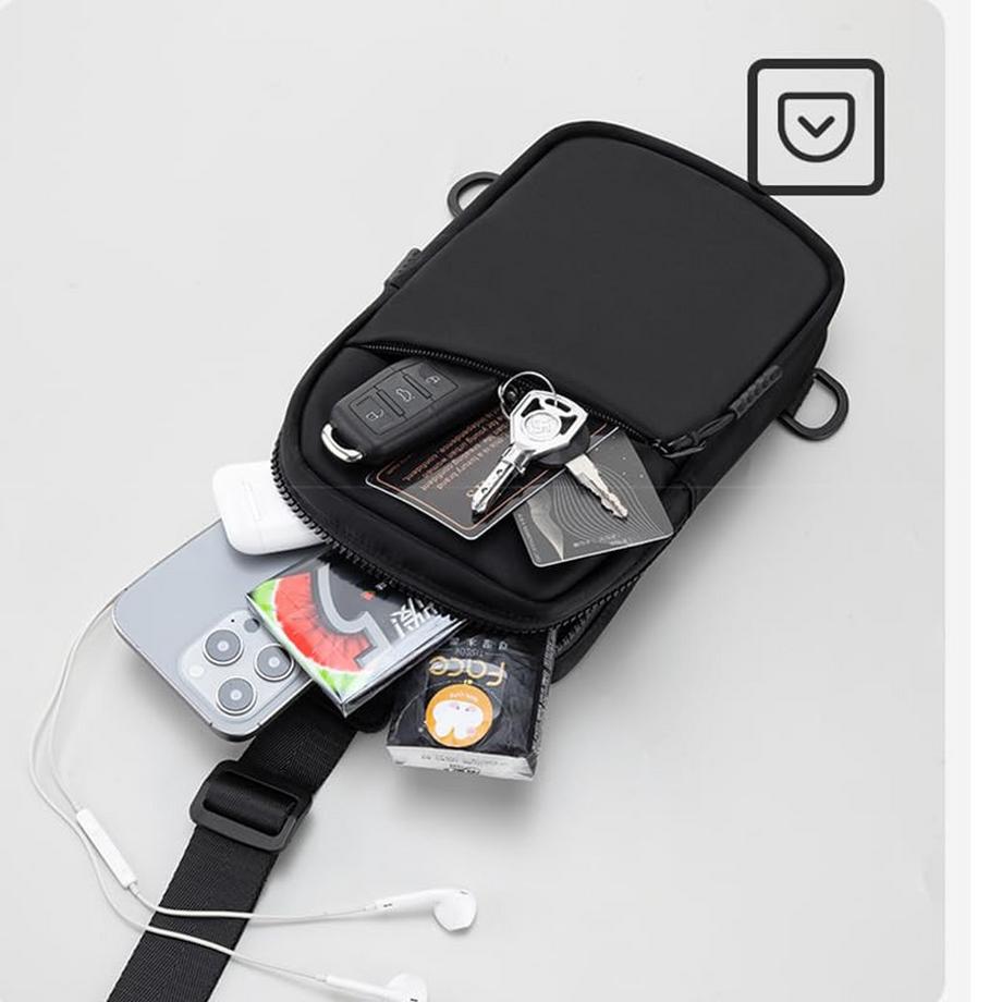 Only-bags.store Sling Chest Kleine Handytasche zum Aufhängen mit Brieftaschentasche  