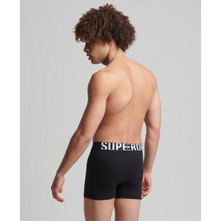 Superdry Set 2 Boxer Cotone Biologico Dual Logo  