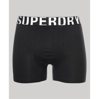 Superdry Set 2 Boxer Cotone Biologico Dual Logo  