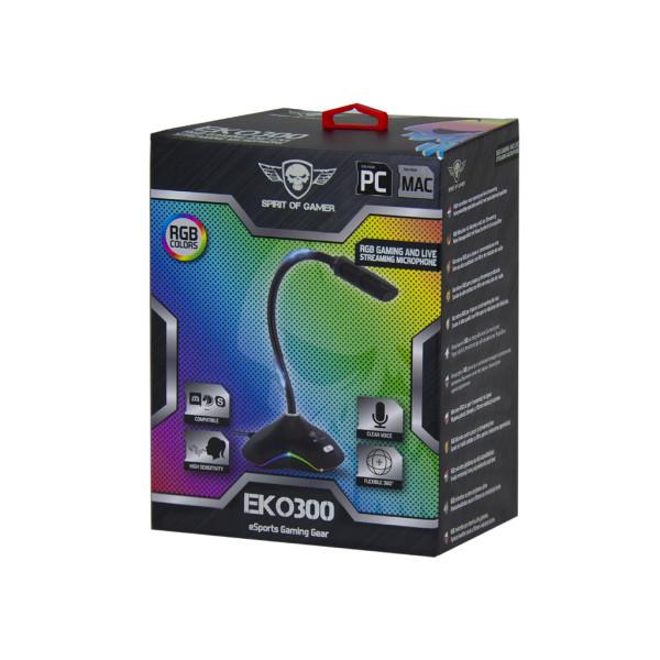 Spirit Of Gamer  Spirit of Gamer EKO300 Nero Microfono per console di gioco 