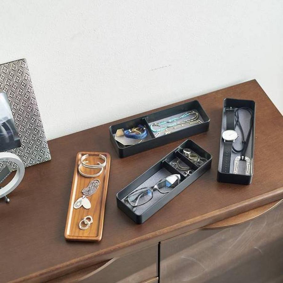 Yamazaki  Porte-accessoires à 3 niveaux RIN  avec couvercle 