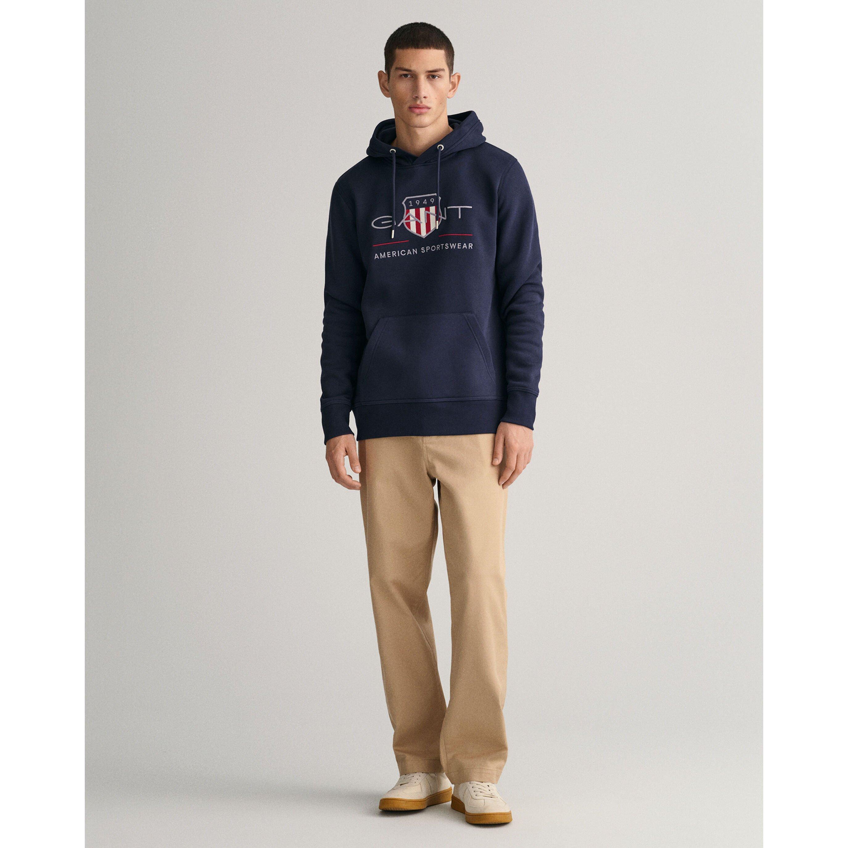 GANT  felpa con cappuccio archive shield 