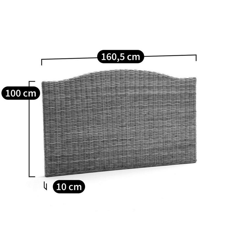 La Redoute Intérieurs Tête de lit 2 personnes kubu tressé  