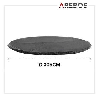 Arebos  Bâche de trampoline Couverture de protection contre la pluie 305 cm 