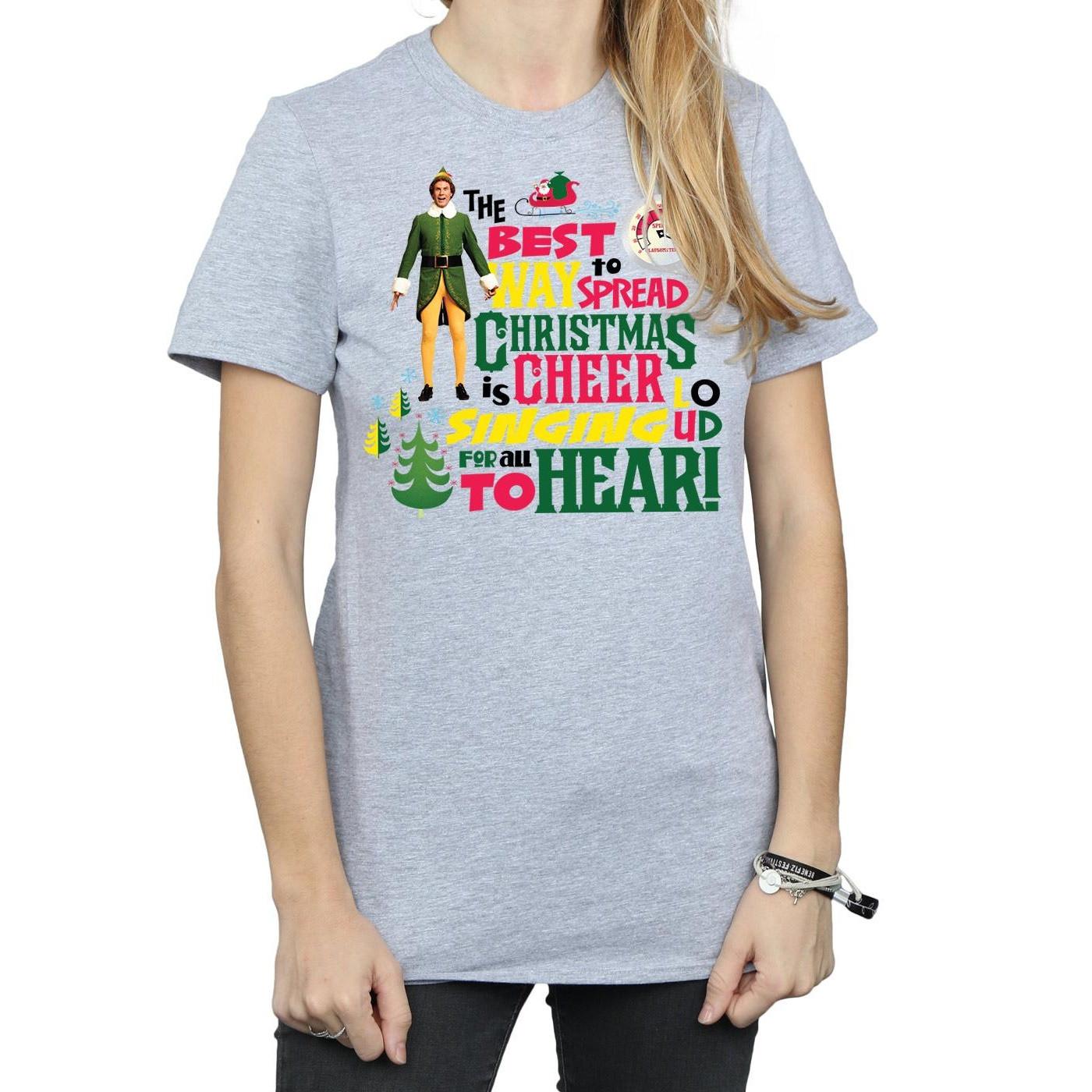 Elf T-shirt Christmas Cheer  