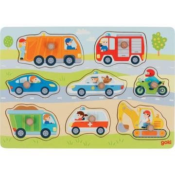 Puzzle Steckpuzzle Fahrzeuge (8Teile)