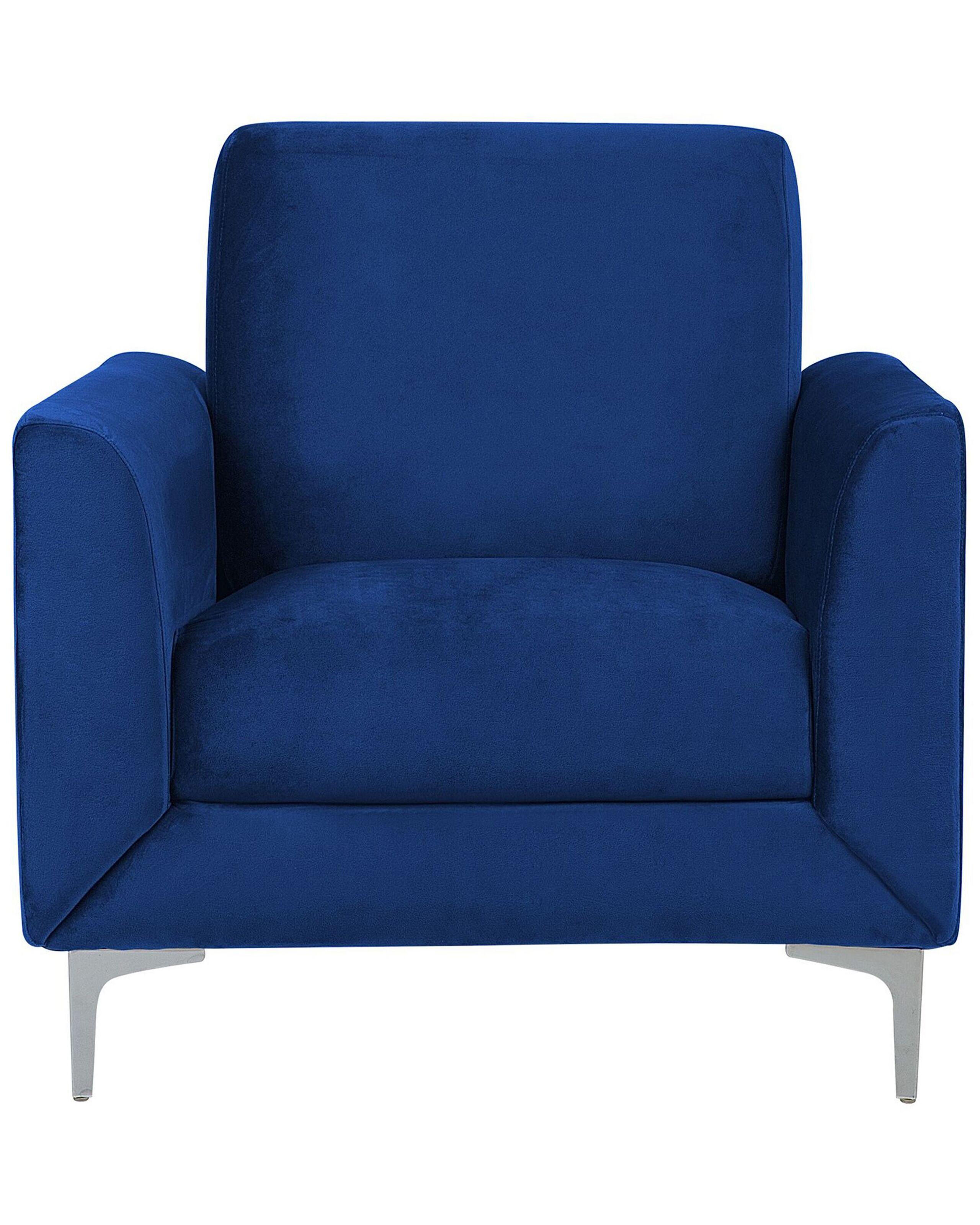 Beliani Fauteuil en Velours Moderne FENES  