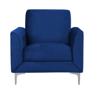 Beliani Fauteuil en Velours Moderne FENES  