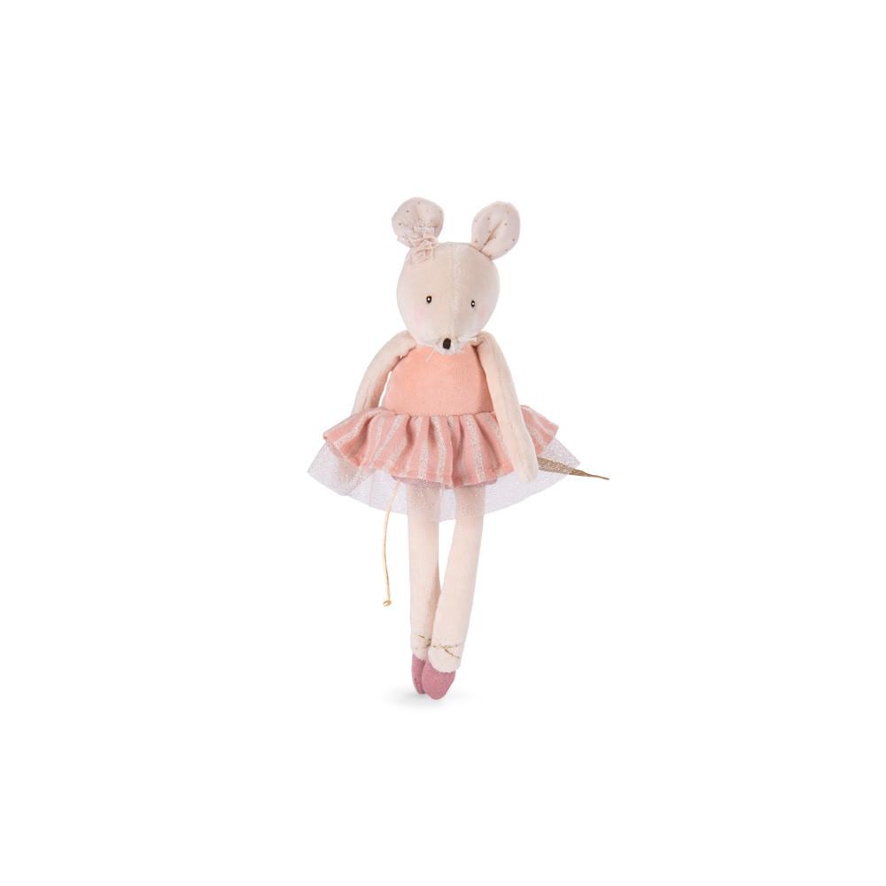 Moulin Roty  Plüschmaus rosa, La Petite Ecole de Danse, Moulin Roty 