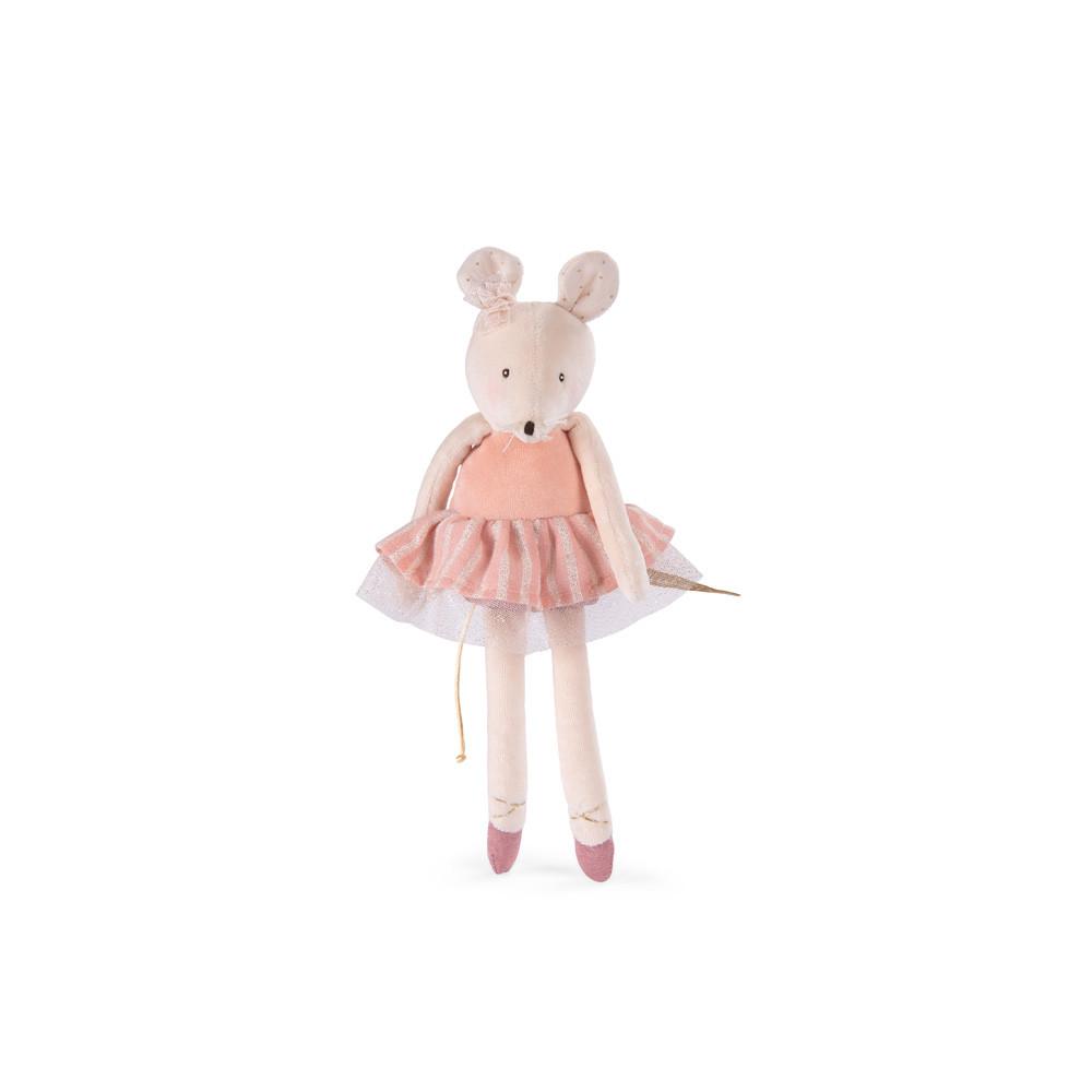 Moulin Roty  Plüschmaus rosa, La Petite Ecole de Danse, Moulin Roty 