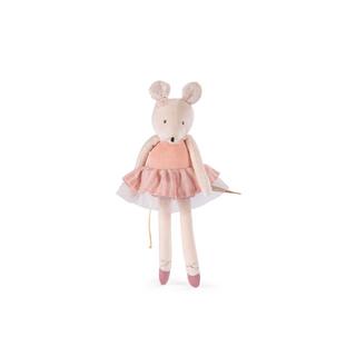 Moulin Roty  Plüschmaus rosa, La Petite Ecole de Danse, Moulin Roty 