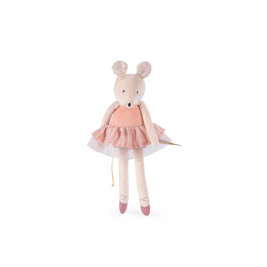 Moulin Roty - Plüschmaus rosa, La Petite Ecole de Danse, One Size, Rosa