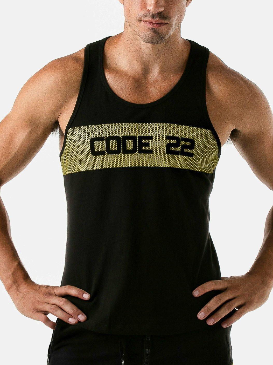 Code22  Canotta Wide Stripe 