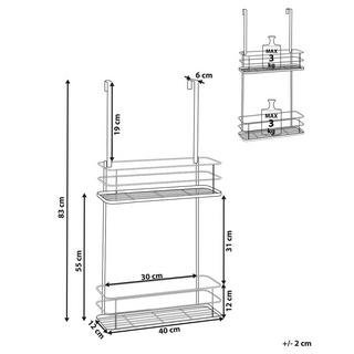 Beliani Meuble de rangement en Métal Moderne TAYASU  