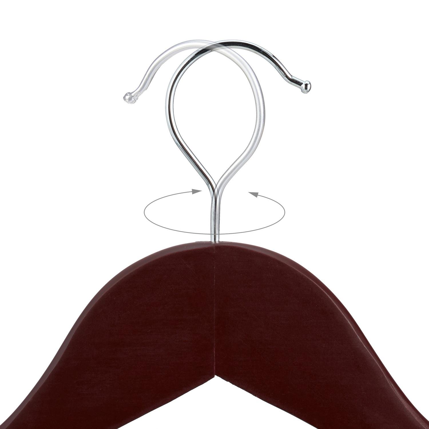 B2X 20er Set Kleiderbügel aus Holz für Kinder  