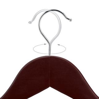 B2X 20er Set Kleiderbügel aus Holz für Kinder  