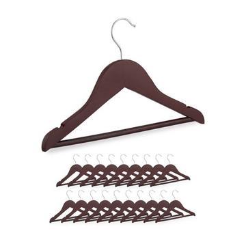 Set di 20 grucce in legno per bambini