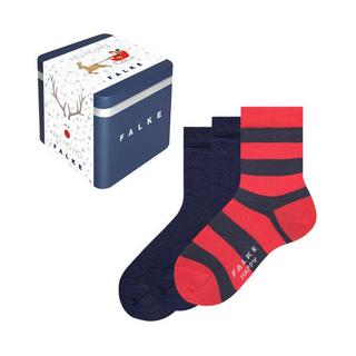 FALKE Happy Ho Ho Ho Coffret Cadeau 3 Paires de Chaussettes  