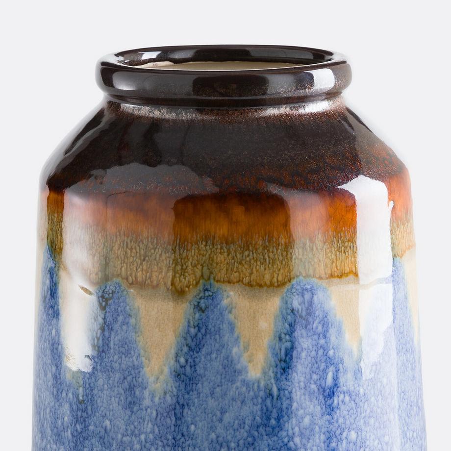 La Redoute Intérieurs Vase bleu en céramique  