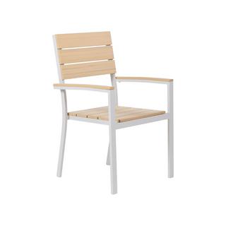 Beliani Gartenstuhl 6er Set aus Kunstholz Modern COMO  