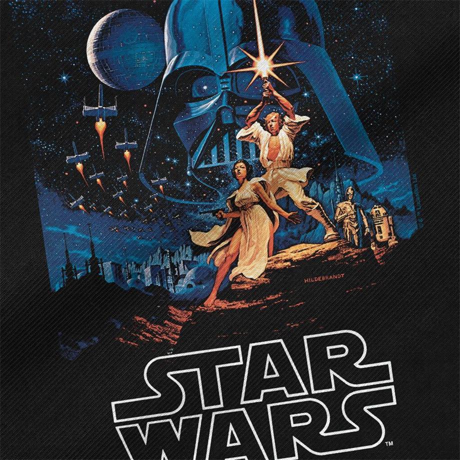 STAR WARS Tote Bag motif Poster Rétro  