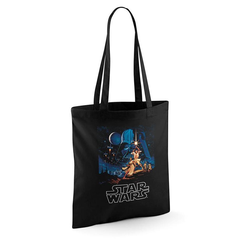 STAR WARS Tote Bag motif Poster Rétro  